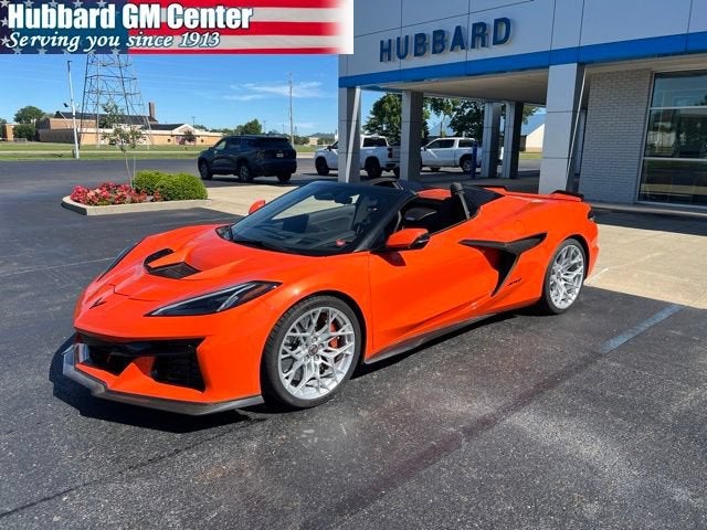 2025 Chevrolet Corvette ZR1 1LZ in Sebring Orange Tintcoat — front three-quarter view