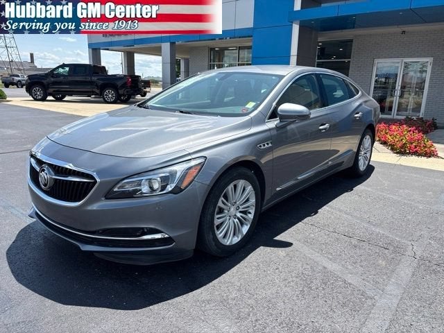 2019 Buick LaCrosse Essence in Satin Steel Metallic — front three-quarter view