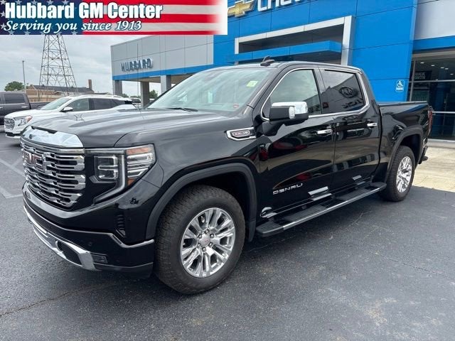 2024 GMC Sierra 1500 Denali in Onyx Black — front three-quarter view