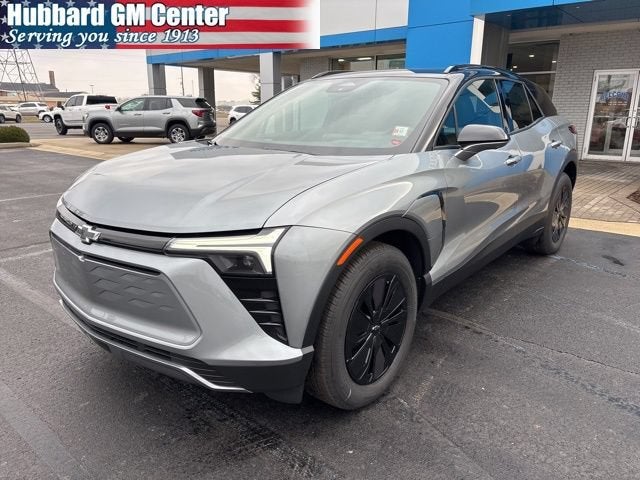 2025 Chevrolet Blazer EV LT in Sterling Gray Metallic — front three-quarter view